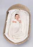 Smocked Heirloom Christening Gown, White