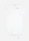 Fluffy Sheep Baby Gown, Ivory