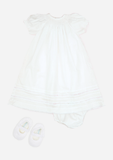 Reversible Roses Mary-Janes, White