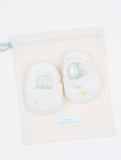 Reversible Hatchling Booties, Ivory