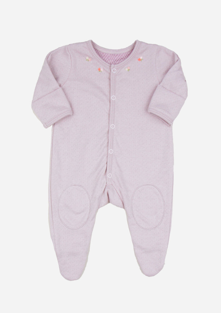 Rose Necklace Playsuit, Dusty Purple