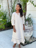Vintage Lace Day Gown, Mint Blue
