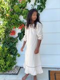 Vintage Lace Day Gown, Mint Blue