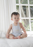 Wandering Chicks Romper, Sky Blue