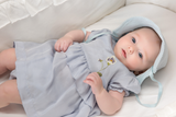 Wildflower Heirloom Dress, Periwinkle Blue