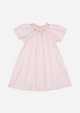 Flutter Sleeve Smocked Day Gown, Blush