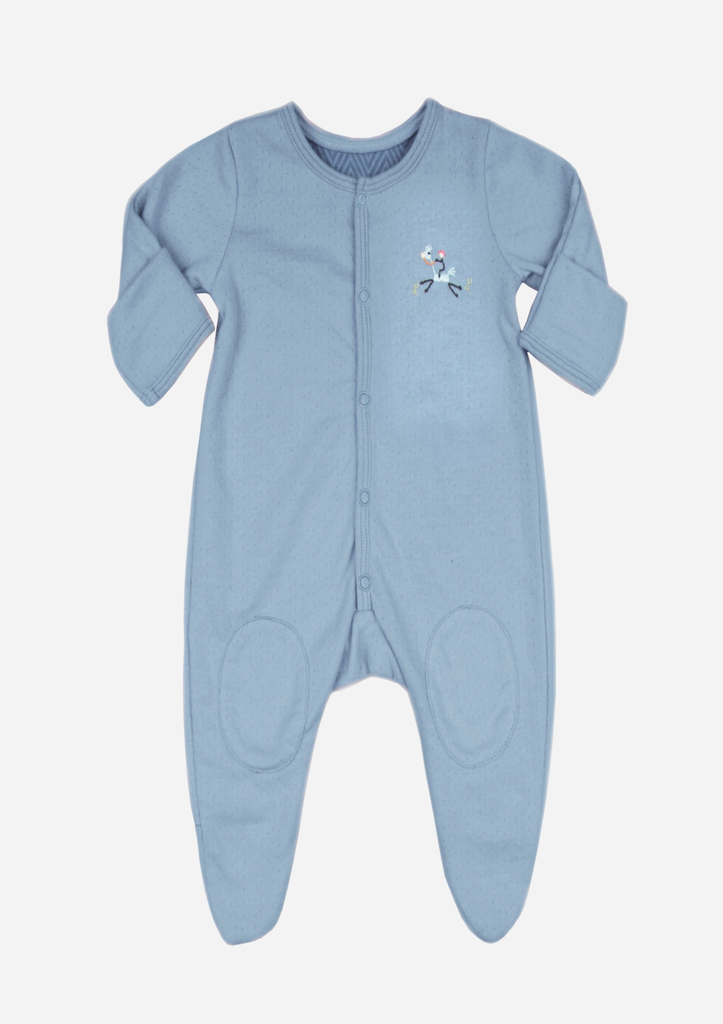 Cowboy Playsuit, Denim Blue