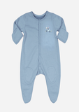 Cowboy Playsuit, Denim Blue