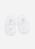 Reversible Roses Mary-Janes, White