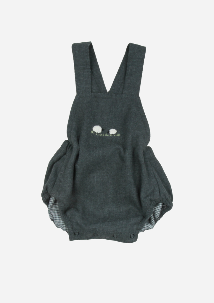 Fluffy Sheep Romper, Anthracite