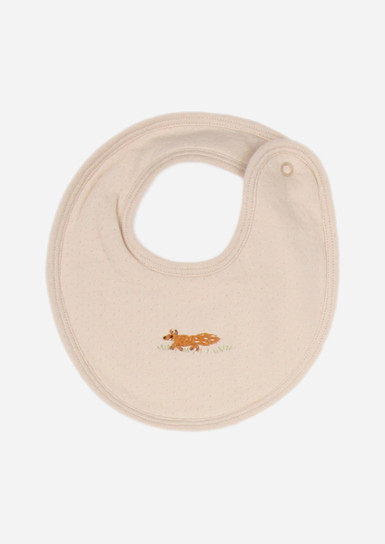 Mr. Fox Bib, Camel