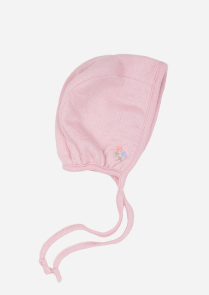 Flowers in the Wind Reversible Bonnet, Dusty Rose