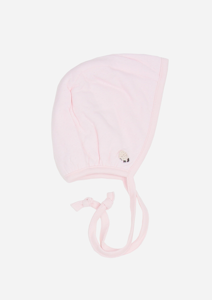 Fluffy Sheep Reversible Bonnet, Blush