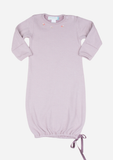Rose Necklace Baby Gown, Dusty Purple