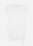 Lacey Daisy Baby Gown, Ivory