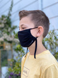 "Be Safe. Be Kind" Adjustable Jersey Mask - Pack of 2, Navy