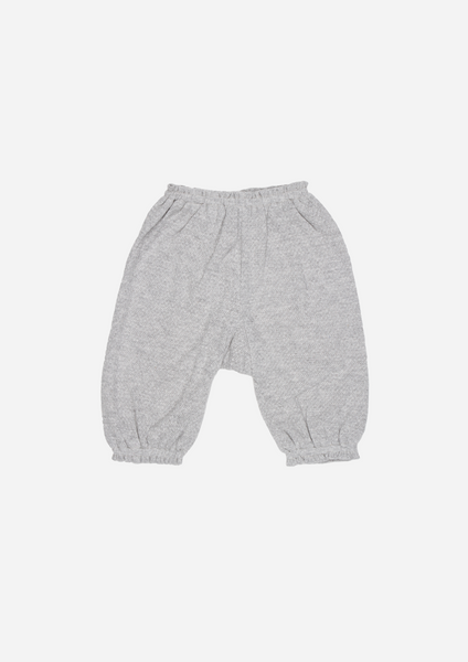 Reversible Pointelle Gathered Pants, Slate