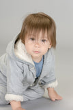 Hoodie Jacket with Hand Stitching, Stone