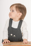 Fluffy Sheep Romper, Anthracite