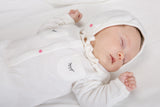 Sleepy Eyes & Rose Baby Gown, Ivory