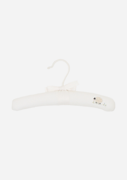 Fluffy Sheep Hanger, White