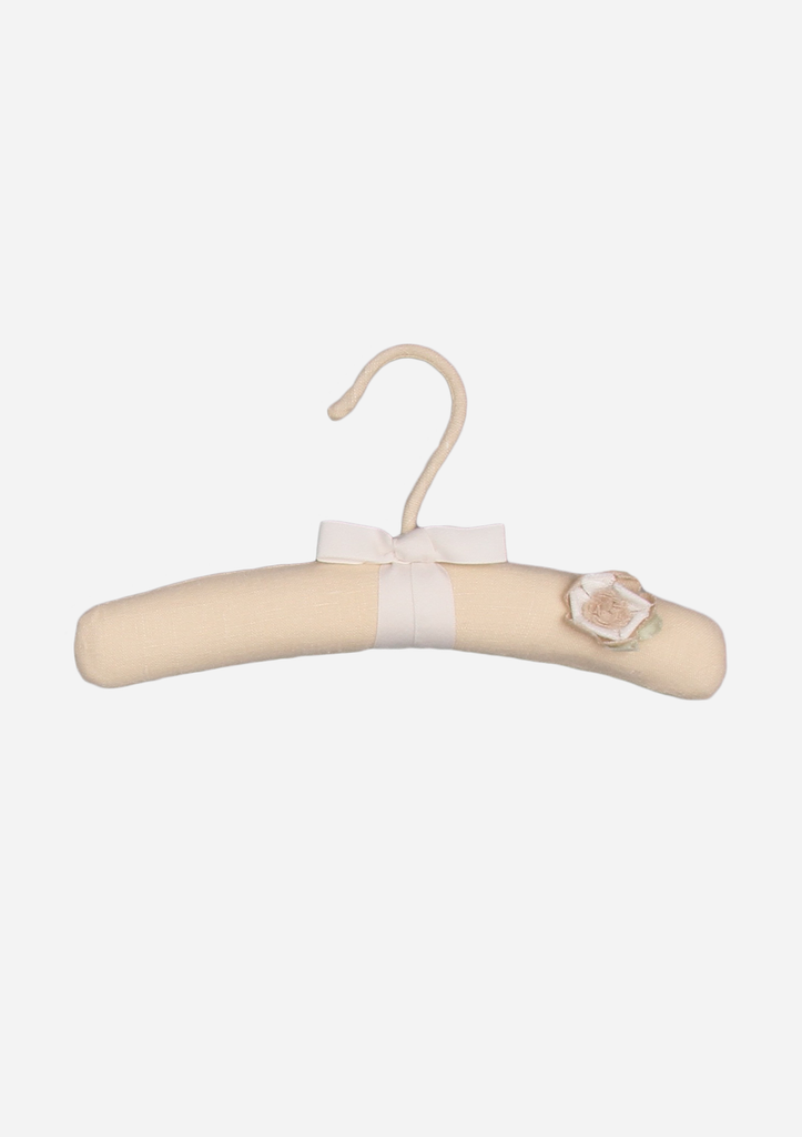 Linen Flower Hanger, Yellow