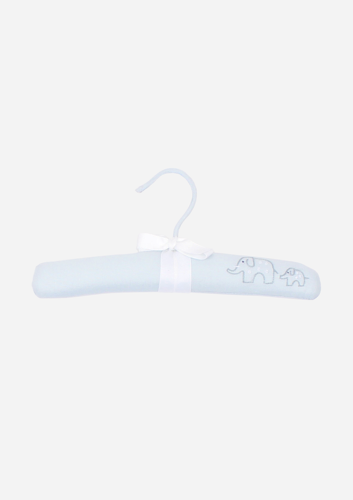 Mommy and Me Elephant Hanger, Sky Blue