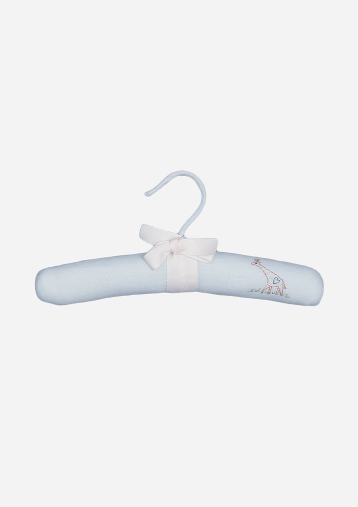 Big Heart Giraffe Hanger, Sky Blue