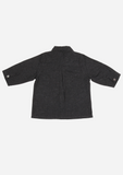 Long Sleeve Feather Shirt, Anthracite