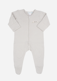 Fluffy Sheep Playsuit, Dove Grey
