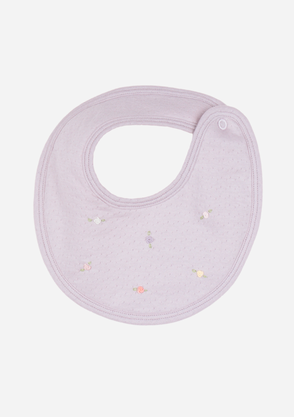 Rose Necklace Bib, Dusty Purple