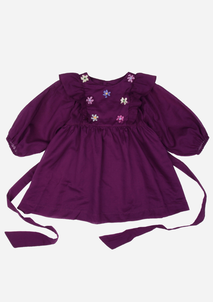 purple heirloom dress Modern Heirloom Lavender Brocade One Shoulder Pleated Midi Dress, Small - The Mint Julep Boutique