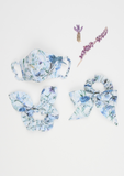 Heirloom Scrunchie, Blue Wildflower